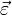 \vec \varepsilon\!