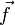\vec f\!